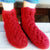 Cable Knit Wool Slippers - Assorted