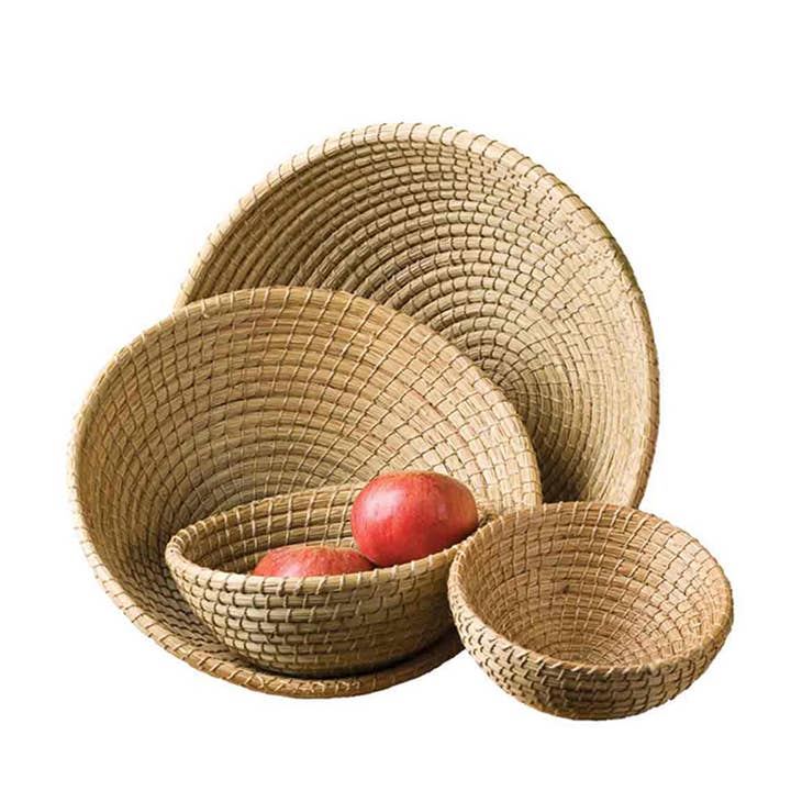 Kaisa Grass/Jute Wrapped Basket