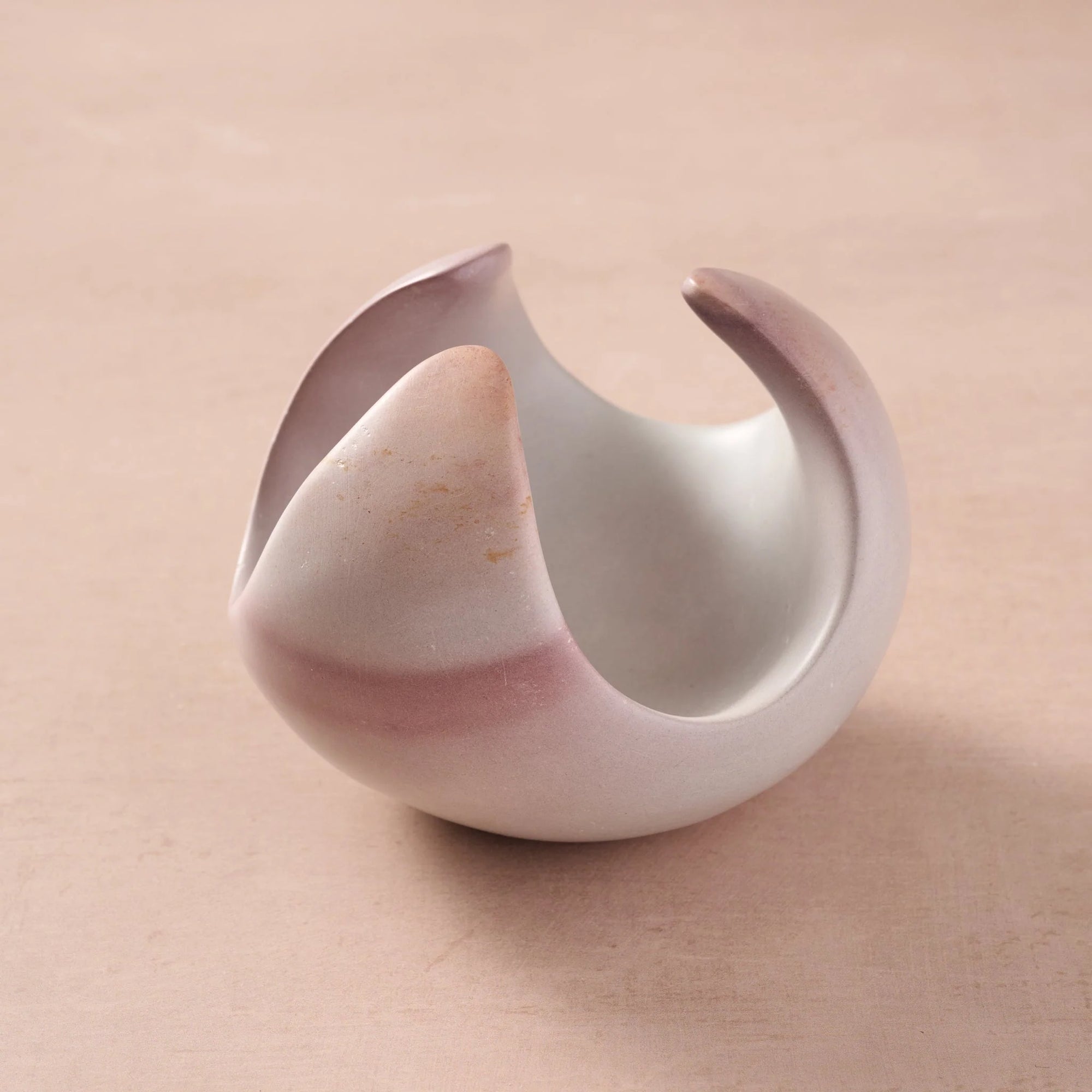 Lotus Kisii Stone Candleholder