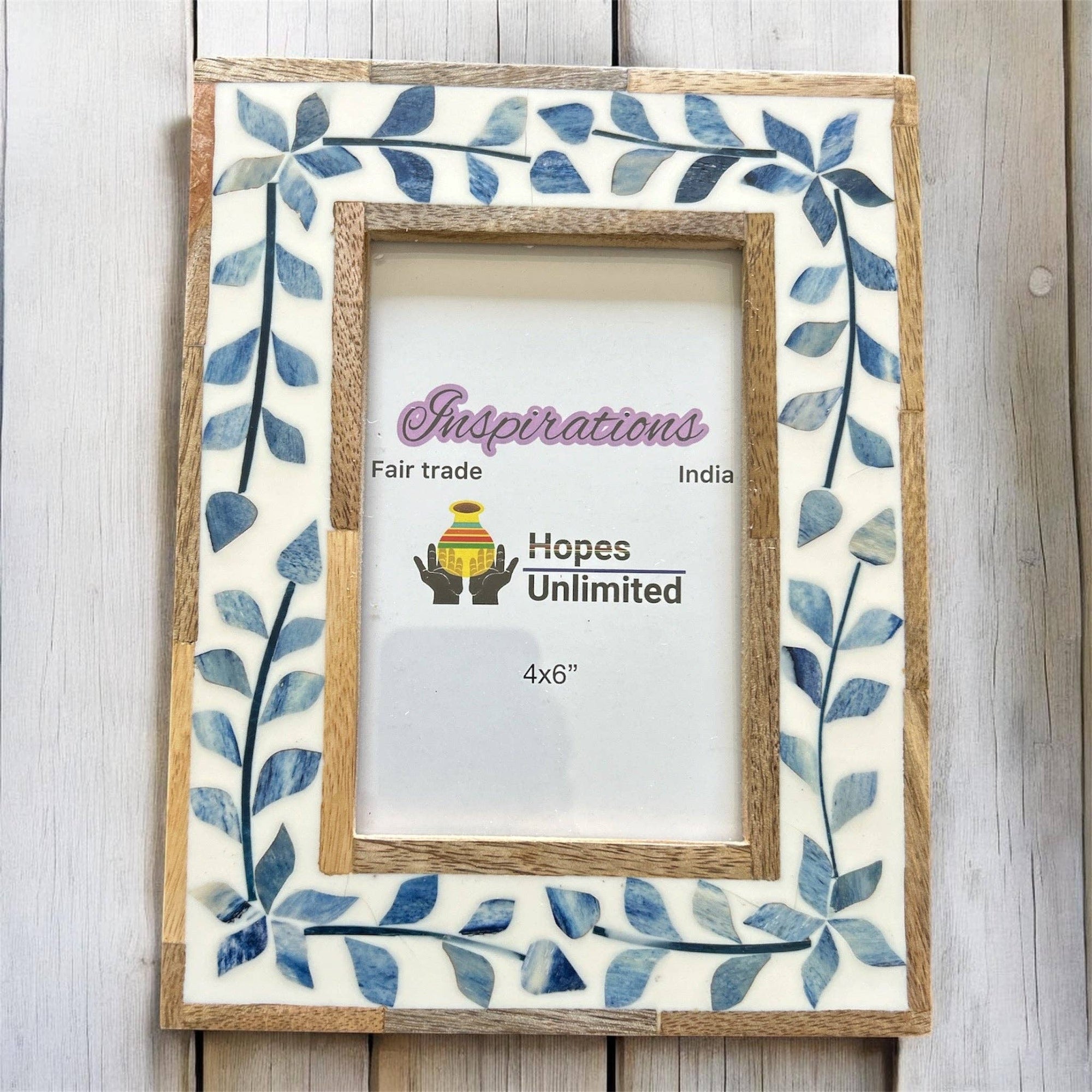Blue Leaf Frame