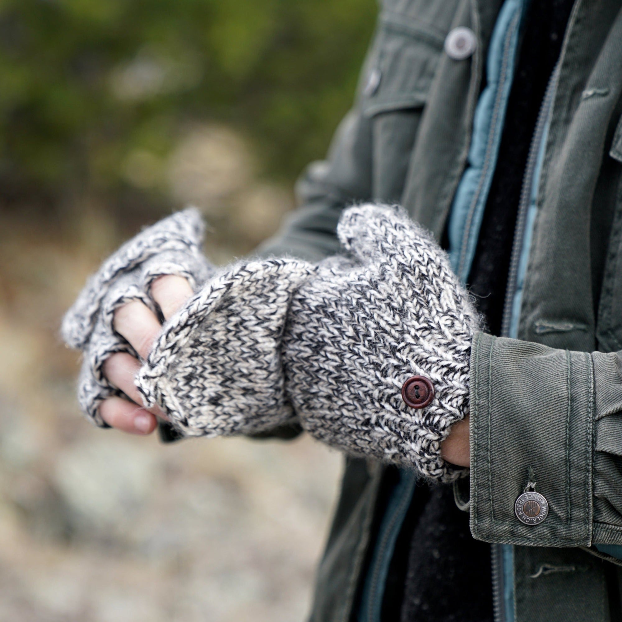 Blended Alpaca/Acrylic Glittens