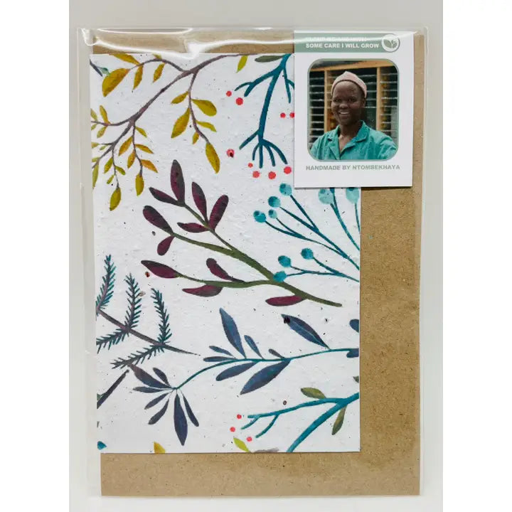 More Plants Growing Paper Card