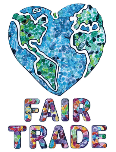 Fair Trade Heart Globe Notecards - Set of 4