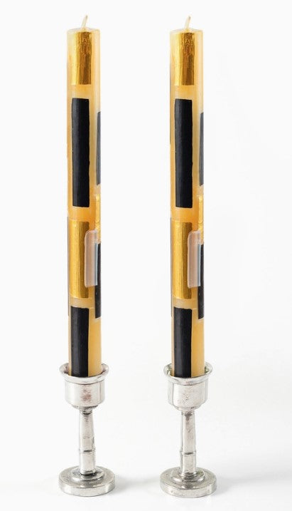 Klimt Taper Candle - Set of 2