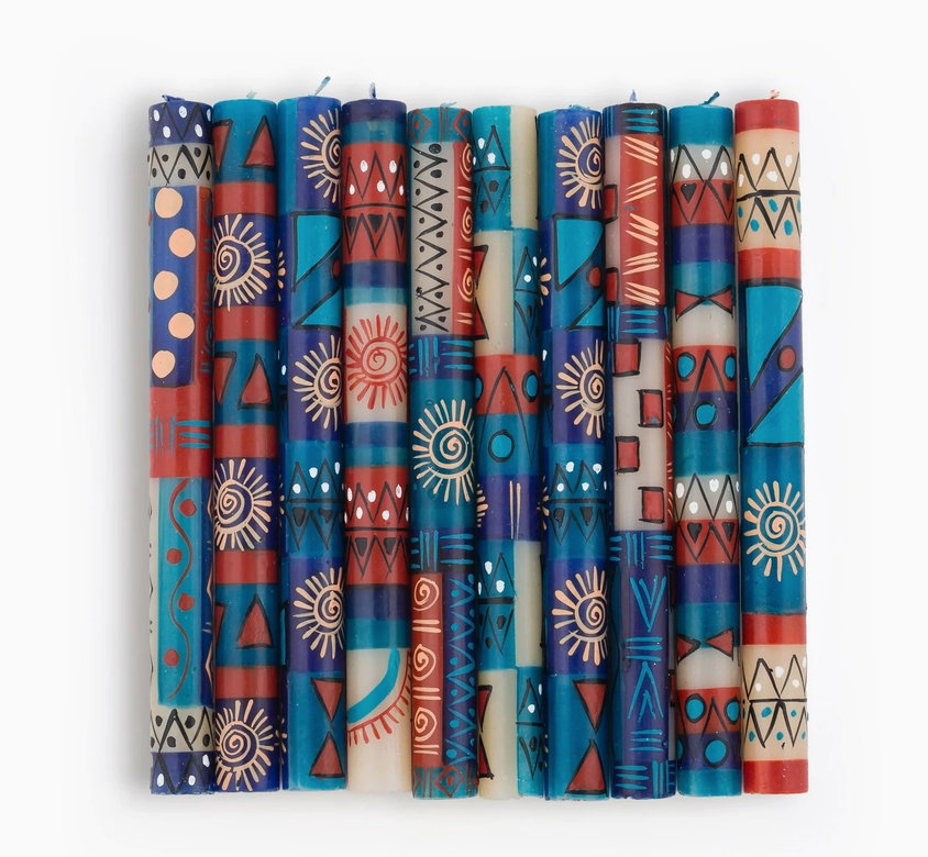 African Sky Taper Candle - Set of 2