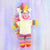 Wool Stuffed Unicorn Dandy Pal