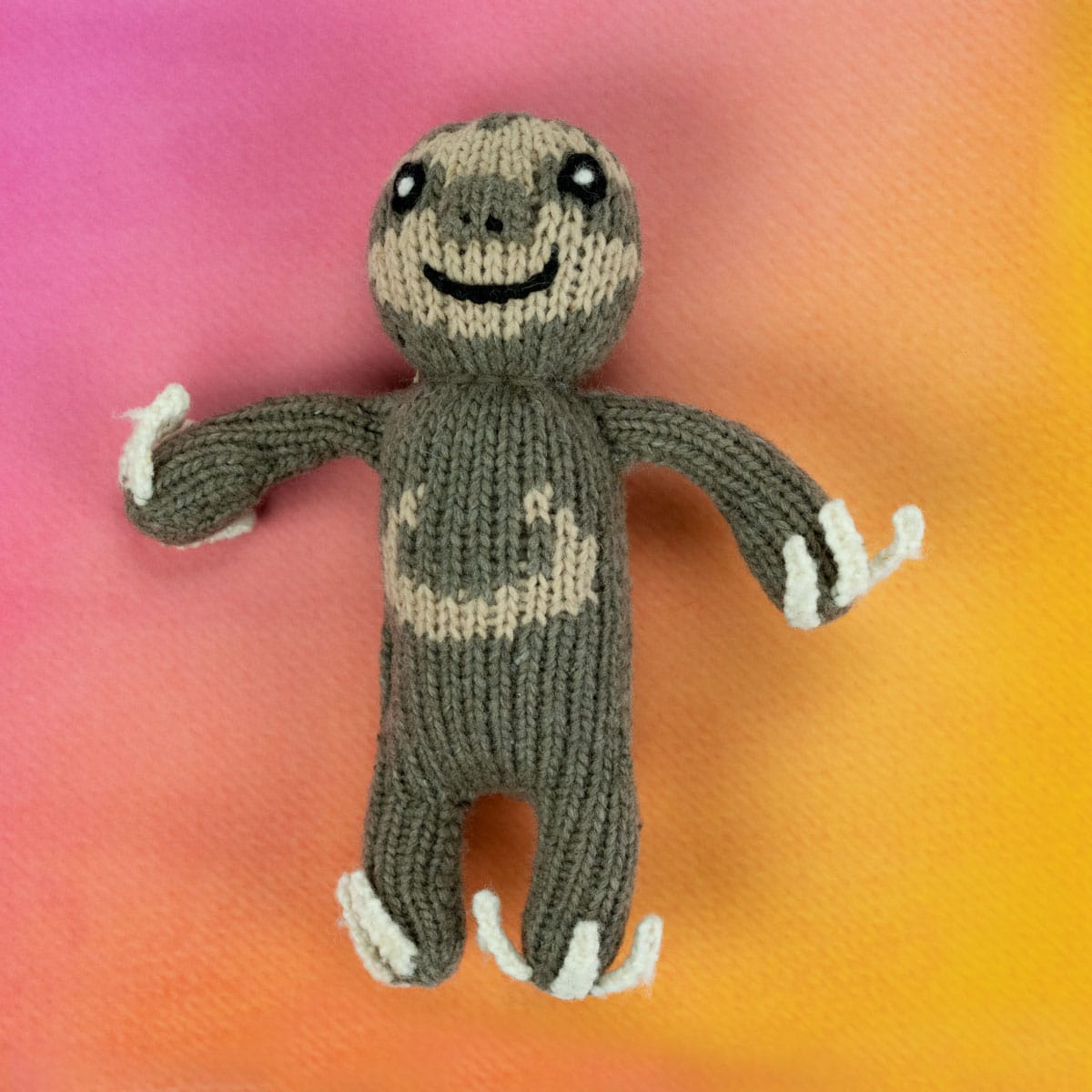 Wool Stuffed Sloth Dandy Pal