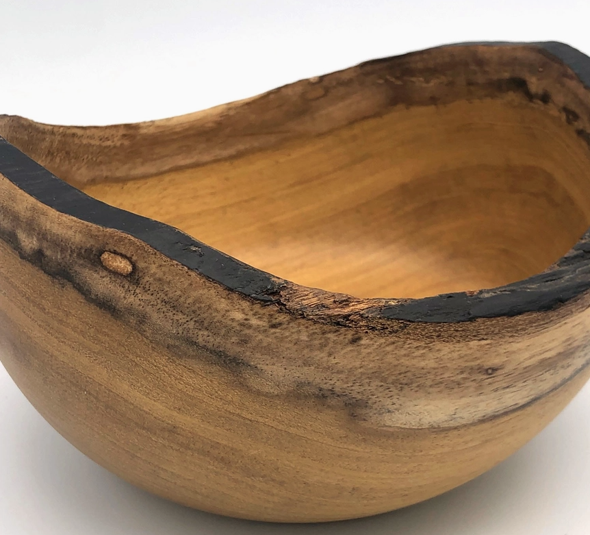 Rustic Tropical Hardwood Bowl