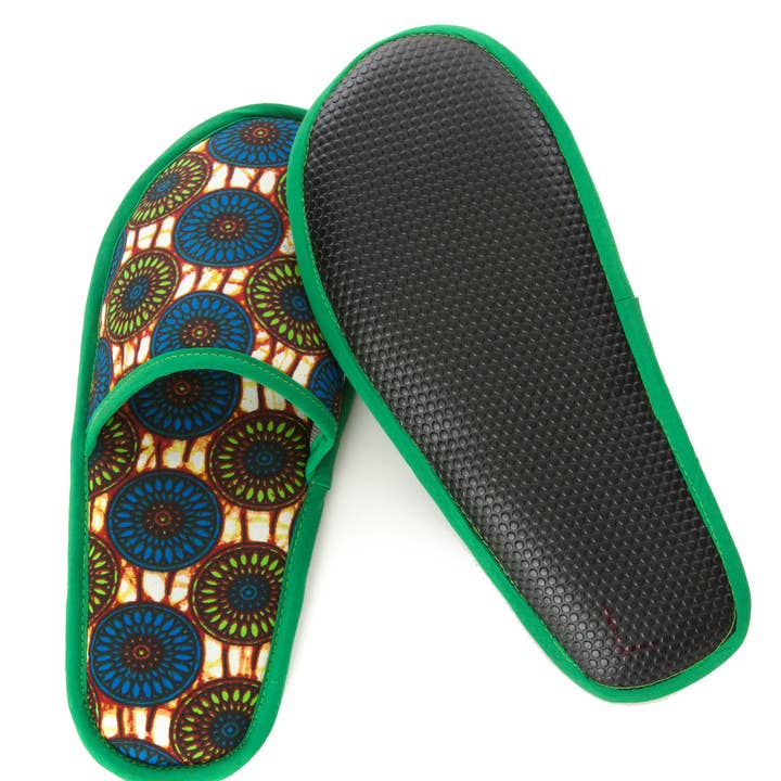 Ankara Cloth Slipper (Extra Large) - Assorted