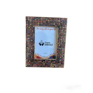 Recycled Pencils Frame (4&quot; x 6&quot;)