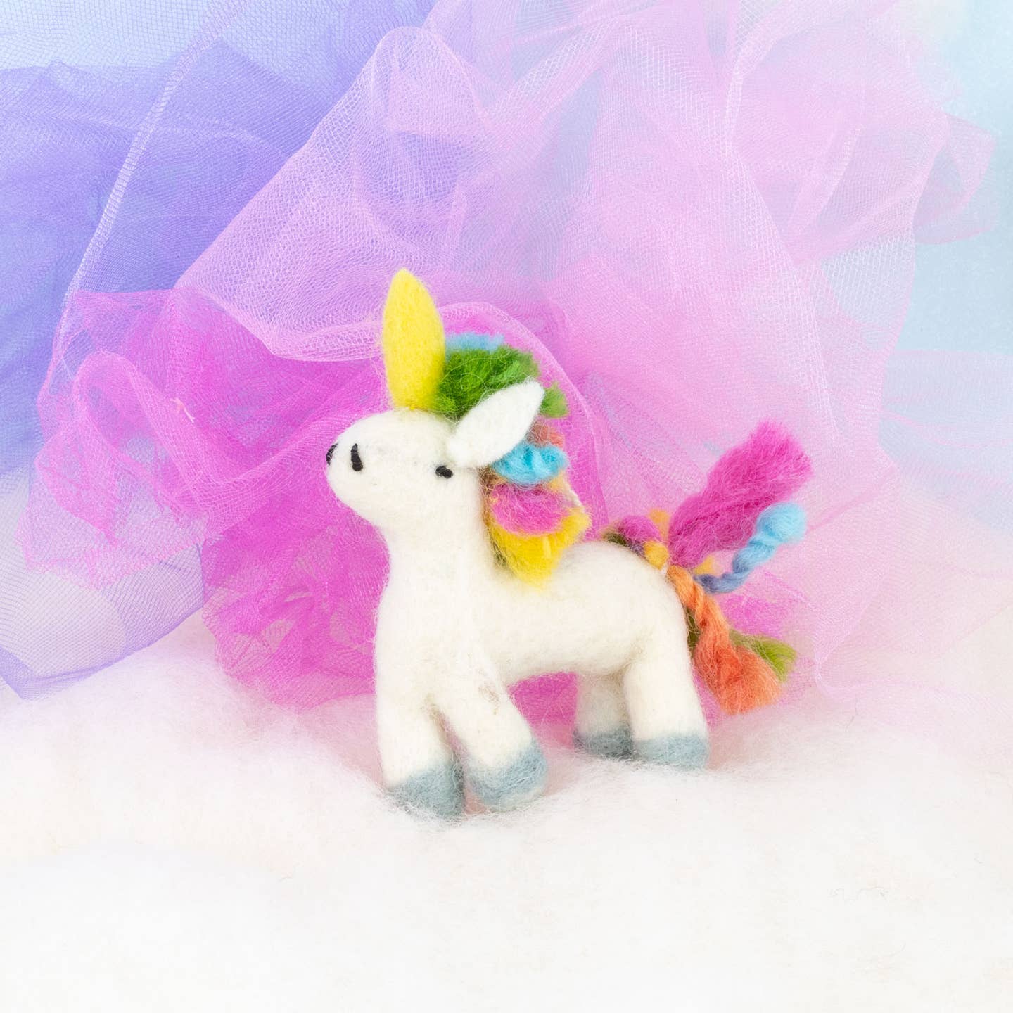 Rainbow Unicorn Felt Ornament