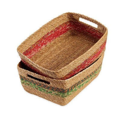 Large Rectangle Hogla & Sari Basket - 8x12