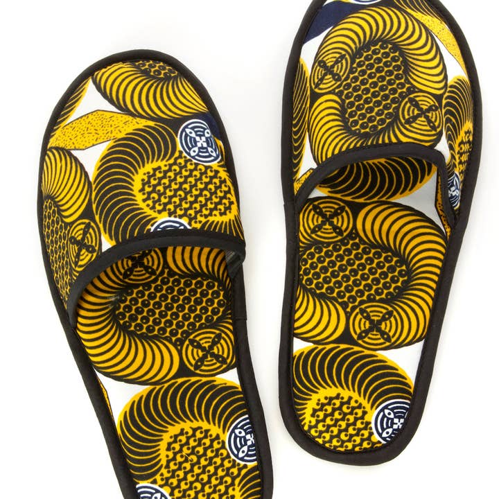 Ankara Cloth Slipper, Large - Assorted
