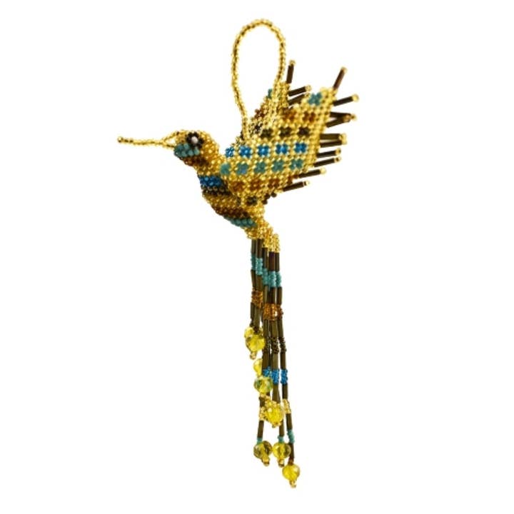 Hummingbird Crystal/Beads Ornament