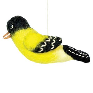 Goldfinch Felt Ornament
