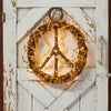 Vine Natural Wreath Peace Sign
