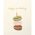 Macaron Birthday Card