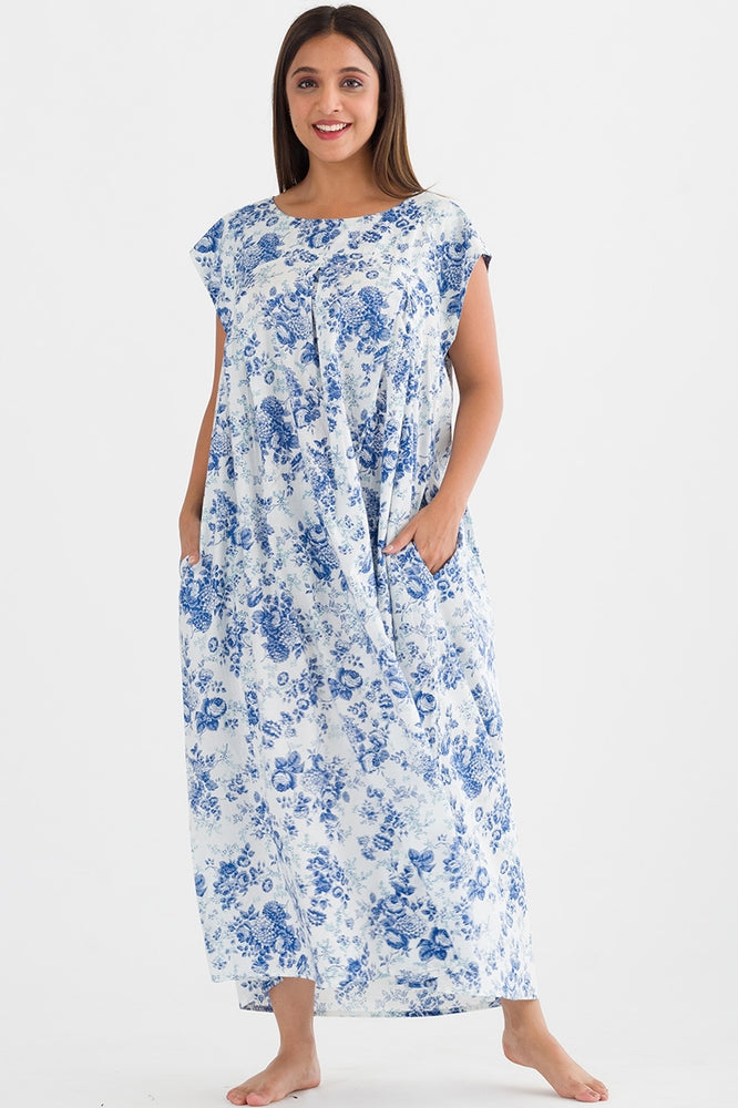 Blue Cotton Ishani Kaftan