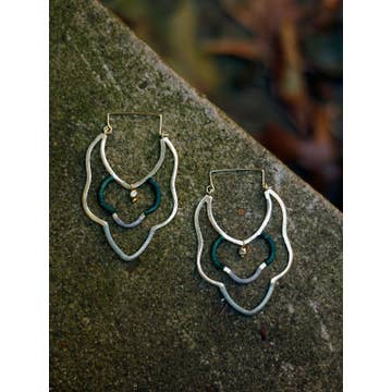 Gold/Thread Casablanca Earrings