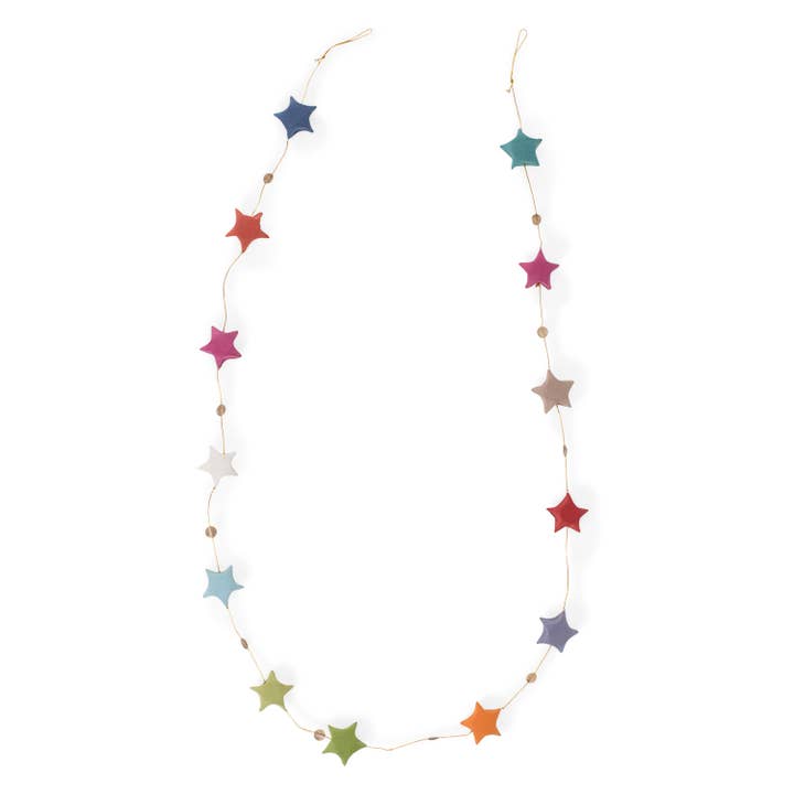 Paper Stars Garland (1.5" x 58")