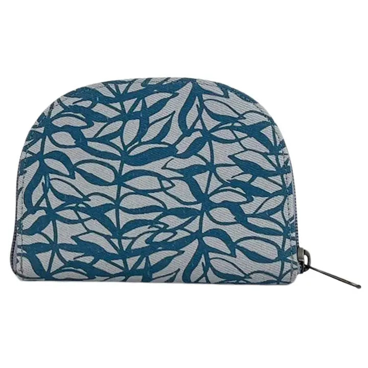 Marine Botanical Half Moon Mini Wallet