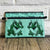 Frog Print Recycled Feed Sack Small Crossbody Pouch