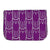 Purple Cat Upcycled Canvas Cardholder