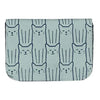 Blue Cat Upcycled Canvas Cardholder