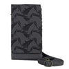 Grey Canvas Phone Wallet - Horse Design