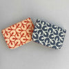 Blue Leaf Upcycled Canvas Cardholder
