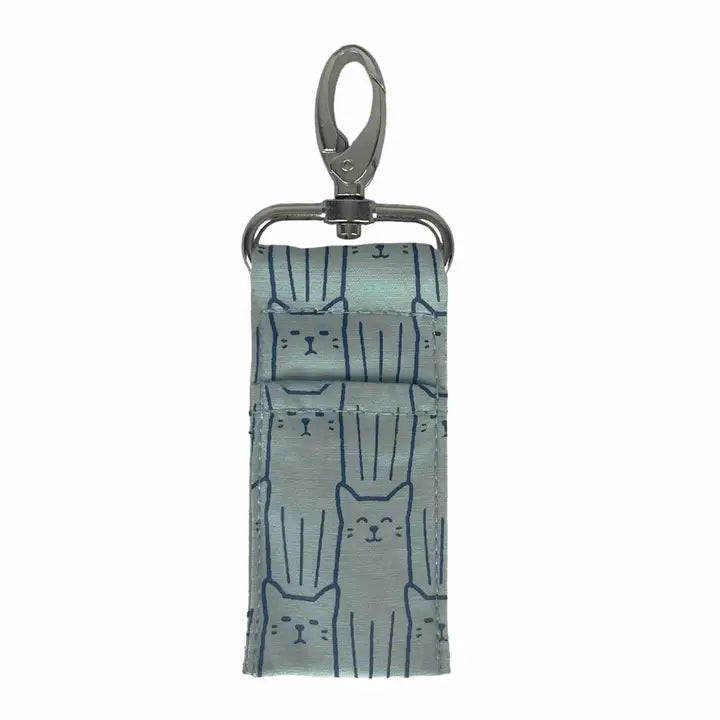 Blue Cat Lip Balm Bag