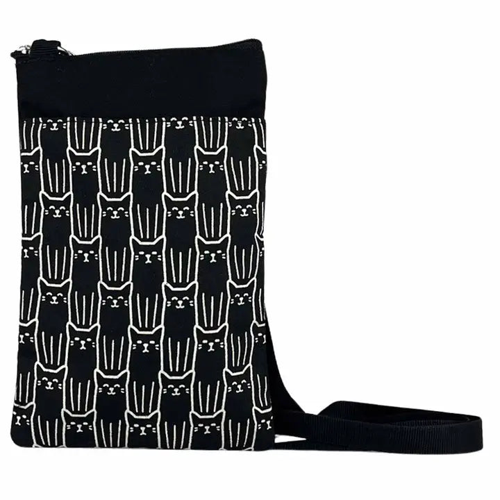 Black Cats Mini Crossbody Bag
