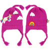 Kids Applique Earflap Hat - Assorted