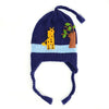 Kids Applique Earflap Hat - Assorted