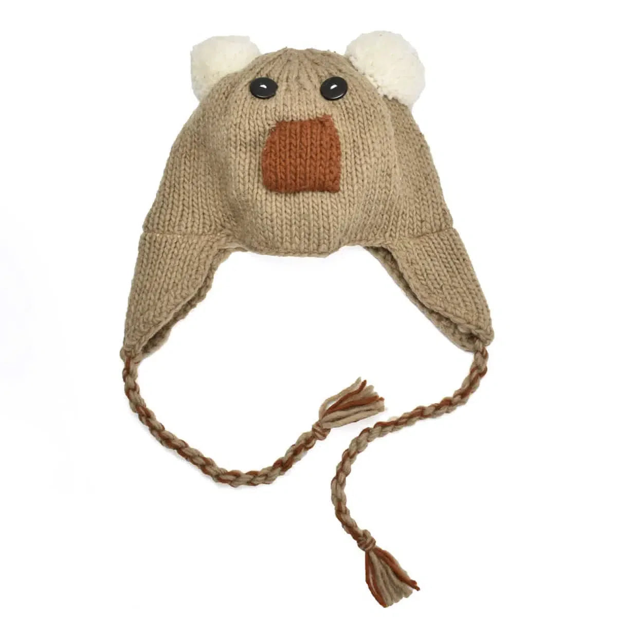 Kids Animal Wool Hat - Assorted