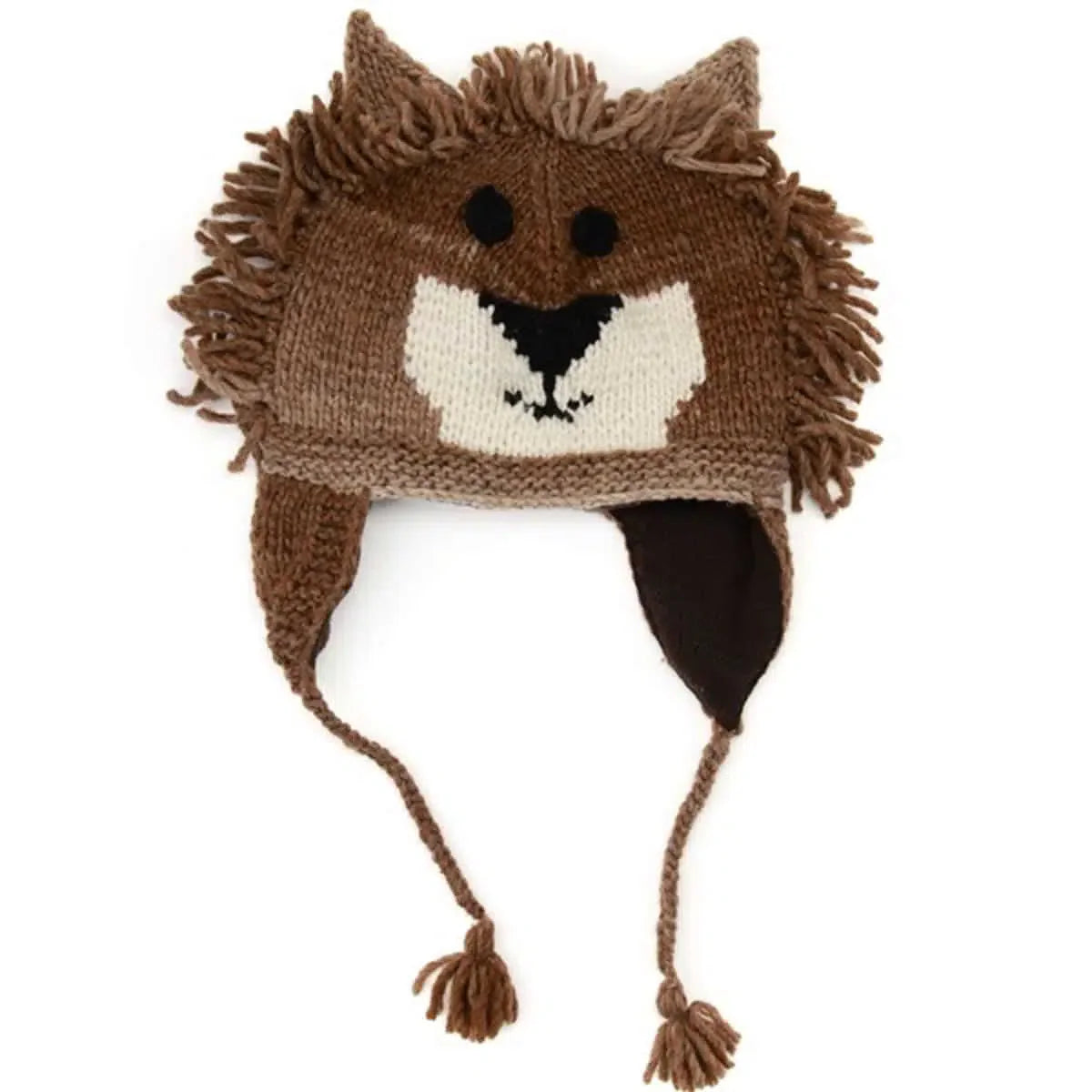 Kids Animal Wool Hat - Assorted