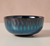 Blue/Black Drip Ceramic Ombre Serving Bowl (6" D X 3" H)