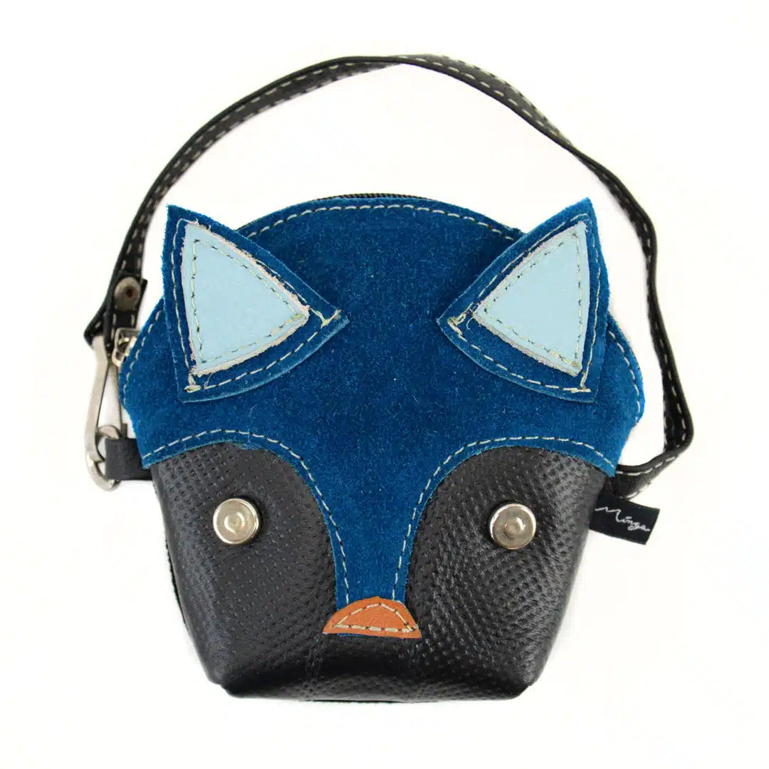 Leather Cat Purse (4&quot; D) - Assorted