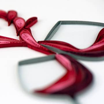 A Toast to Love Quilled Card