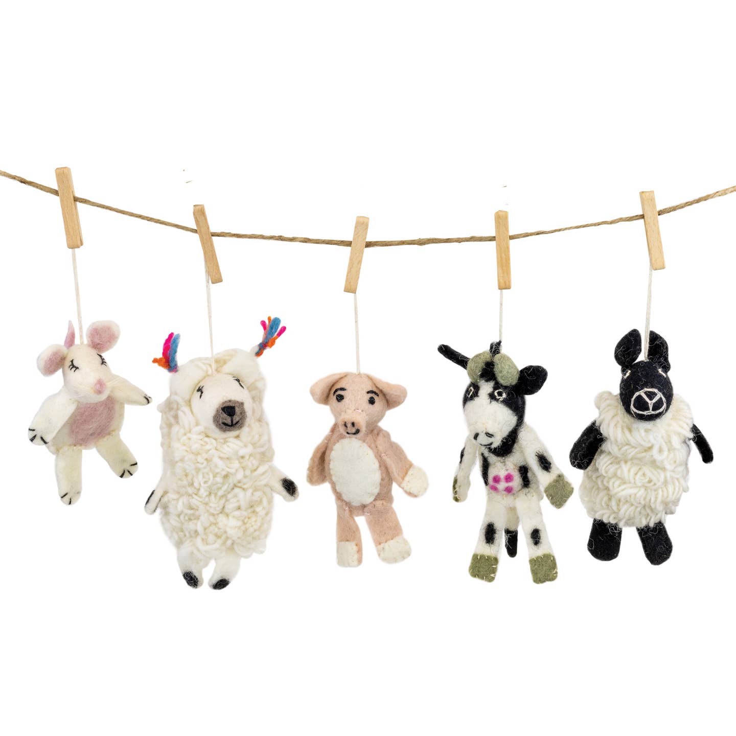 Felt Barnyard Finger Puppet - Assorted