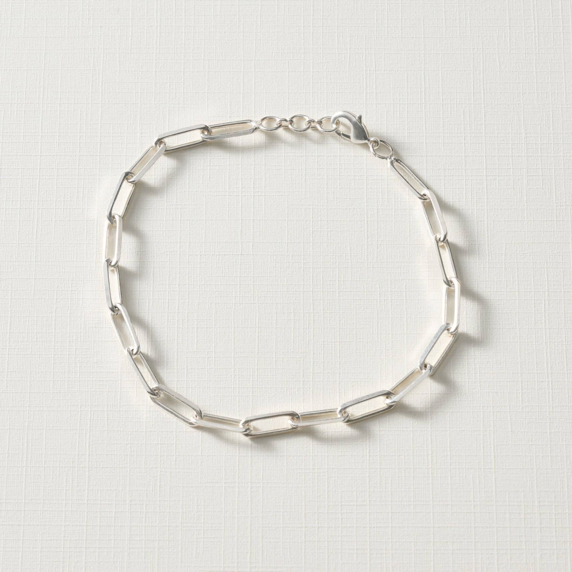 Silver Tone Link Bracelet