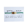 &quot;You Are Enough&quot; Affirmation Bracelet