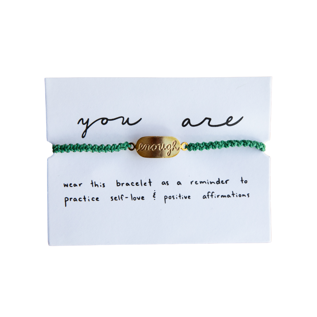 "You Are Enough" Affirmation Bracelet