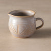 Ceramic Cream &amp; Sugar Set with Mountain Design