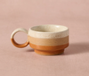 Stackable Ceramic Striped Espresso Mug (2.5&quot; H)