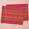 Pink &amp; Orange Handloomed Cotton Placemat