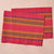 Pink & Orange Handloomed Cotton Placemat
