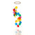 Rainbow Capiz Shell Chime (30" H)