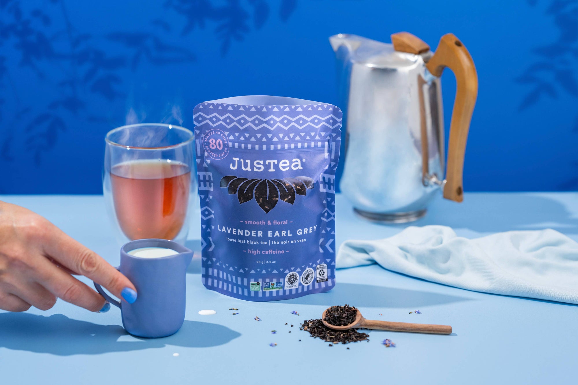 Lavender Earl Grey Stand-up Pouch - Fair-Trade, Black Tea