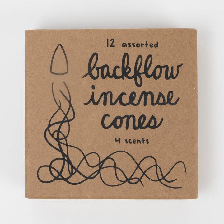Backflow Cone Incense - Set of 12